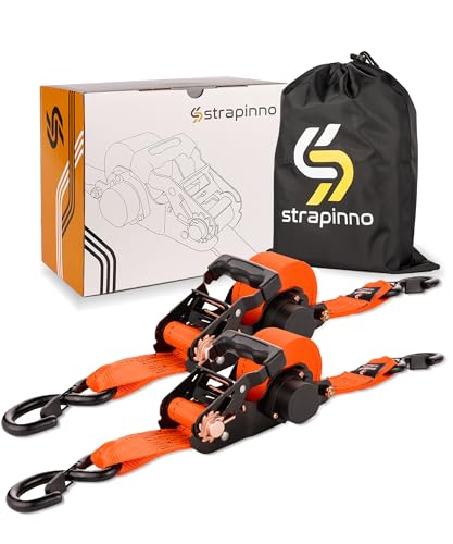 2PCs Retractable Ratchet Tie (Orange)