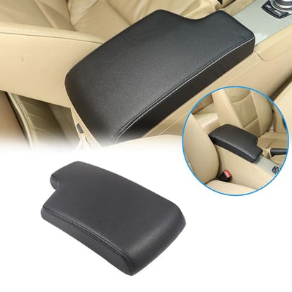 Car Armrest Box Cover for BMW 3 Series E90 E91 E92 E93 2006 (Black)
