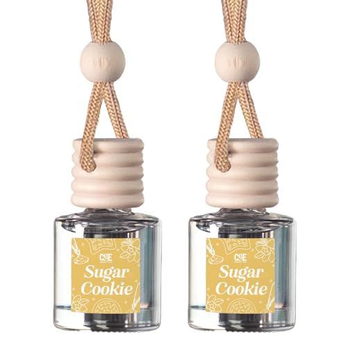 CANDECraftCo 2 Pack Hanging Car Air Freshener Diffuser for Essential Oils