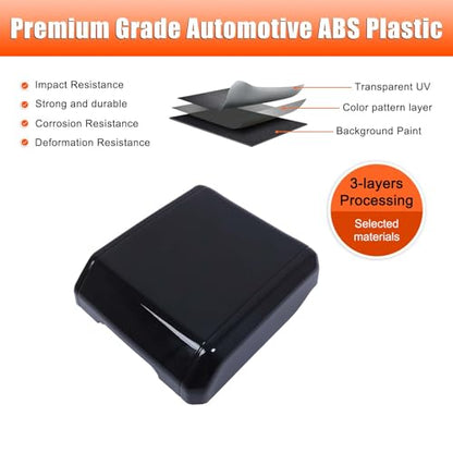 Armrest Box Cover Center Console Pad Compatible with INEOS Grenadier 2020 (Glossy Black)