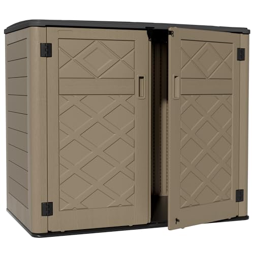 Large Outdoor Storage Shed (Coffee-48 cu ft)
