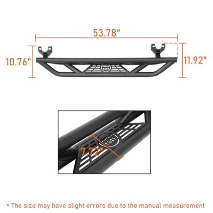 JK 2 Door Side Steps Running Boards (Tubular)