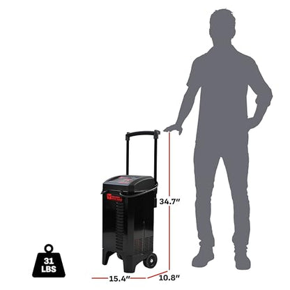 Farm & Ranch Wheeled Automatic 6A Car Battery Charger and 250A Engine Starter (Newer Version)