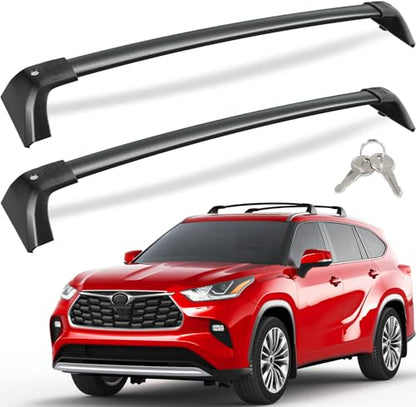260lbs Roof Rack Cross Bars for Toyota Highlander 2020 (Black（Compatible with Toyota Highlander 2020-2026）)