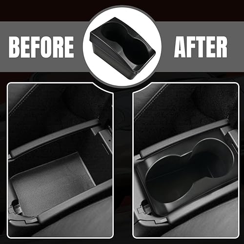 Center Console Cup Holder Insert for Porsche 911 996 & for Boxster 986 1997‑2004 and for Carrera 1999 (18*12*10cm)
