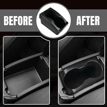 Center Console Cup Holder Insert for Porsche 911 996 & for Boxster 986 1997‑2004 and for Carrera 1999 (18*12*10cm)