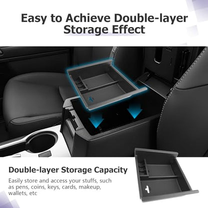 Center Console Organizer Tray Compatible with 2020