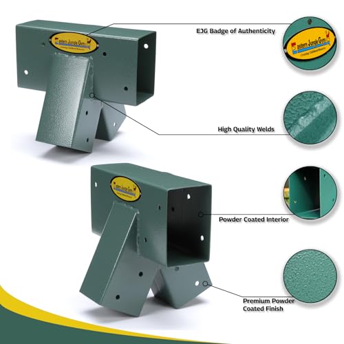 Easy 1-2-3 90° A-Frame Swing Set Bracket, Green (90° A-Frame Swing Set Bracket)