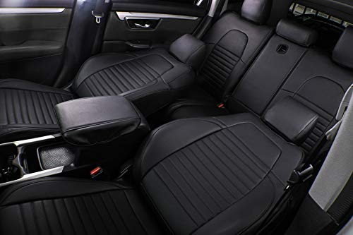Car Accord LX Seat Covers 2023 (Black / 2023-2026 LX,Solid No Split Rear Backrest)