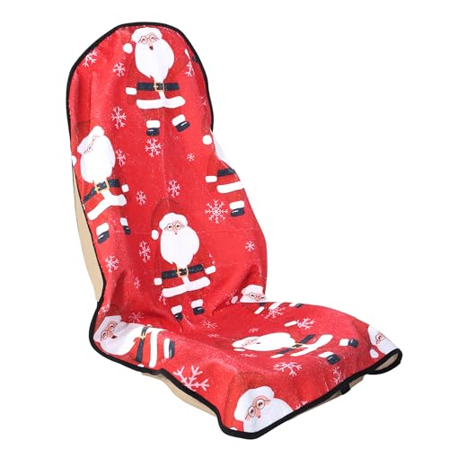 Car Seat Cover Protector Front Seats (1Pcs Front Seat Towel / Santa Claus)