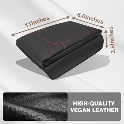 Armrest Cover for Colorado Canyon 2023 (5) 23+ |Colorado & Canyon| Red Stitch, +Thick)