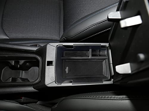 Center Console Tray Armrest Secondary Glove Storage Box Compatible with Jeep Compass 2022 2023 2024 2025 Black Interior Accessories Center Console Organizer (Armrest Box)