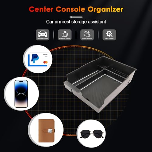 for Hyundai Palisade Center Console Organizer Tray for 2023