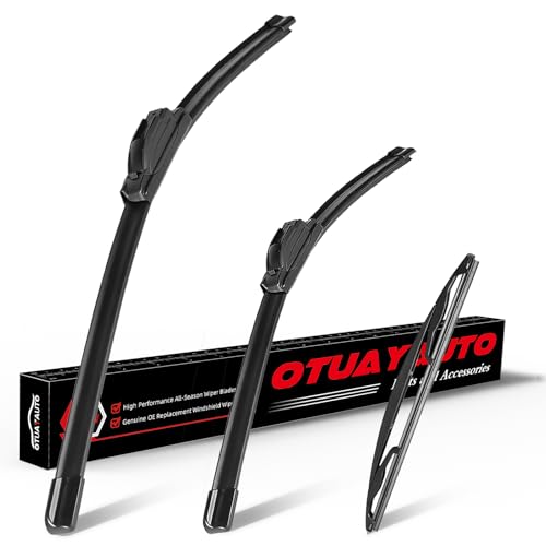 Premium Windshield Wiper Blades (28"+12"+12")