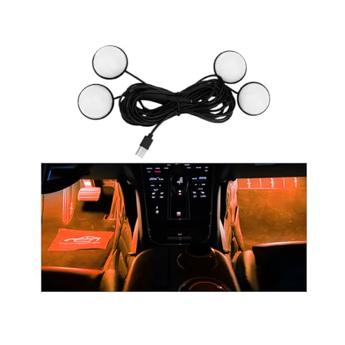 Car Interior LED Lights (Orange)