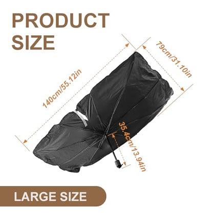 2026 Windshield Sun Shade Umbrella (140cm)