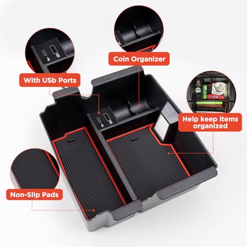 Center Console Organizer for Jeep Wrangler JL