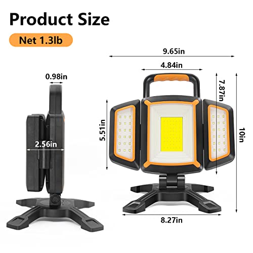 3000LM Rechargeable Work Light (Magnetic Stand)