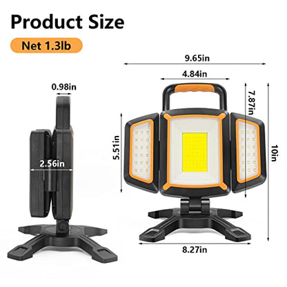 3000LM Rechargeable Work Light (Magnetic Stand)