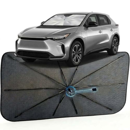 Car Windshield Sun Shade Umbrella for Toyota bZ4X 2023 (For Toyota bZ4X 2023-2026)