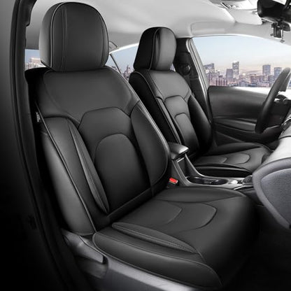 Car Seat Covers Full Set (Black / 5 Pcs Full Set)