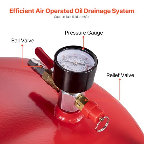 20 Gallon Waste Oil Drain Tank (15.7 x 15.2x 65 in)