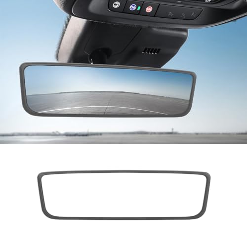 Car Rear View Mirror Protector Frame (Gray-1PCS)
