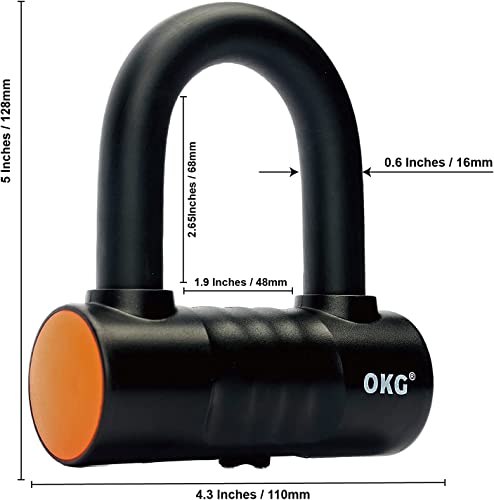 Ultra Security Motorcycle Chain Lock (5' x 1/2" Chain & Lock Kit)