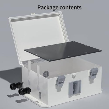 Outdoor Electrical Junction Box (13"H x 9.2"L x 5.6"W & Standard)