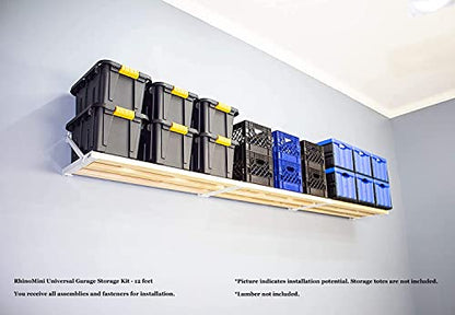 RhinoMini Universal Garage Storage Kit (12-ft Length x 20-in Depth)