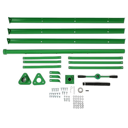 55.62" 79.48" Automotive Under Hoist Jack Stand 2 Ton High Lift (Green)