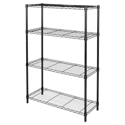 4 Tier Shelving Unit (4-Tier（13.77"D x 35.43"W x 54.33"H）)