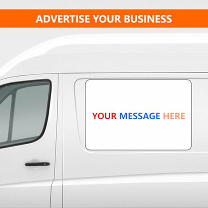 2 Pack Blank Car Door Magnet Sticker (36x24 inch White (2 PACK) / White)