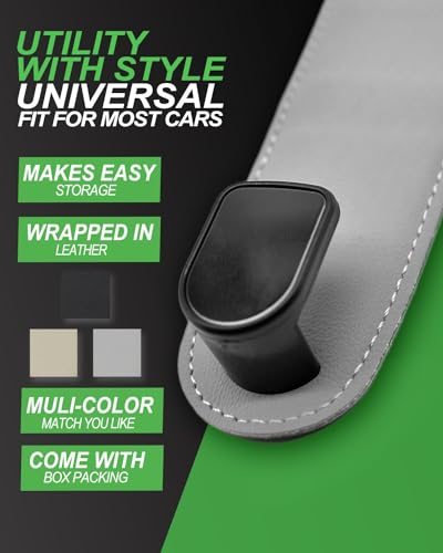 Car Seat Headrest Hook (Gray / 2 Pack)