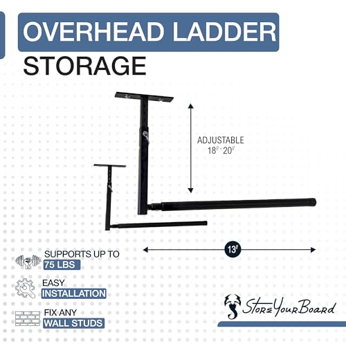 Adjustable Overhead Ladder Rack (Single)