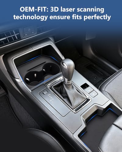 Cup Holder Insert & Wireless Charging Mat for 2026 Mazda CX5 Accessories (For 2026 Mazda CX5)