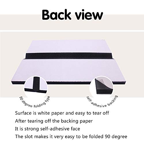 Garage Wall Protector Foam Wall Bumper Corner Guard for Parking Lot 2 Pack (Yellow / 2 pack)