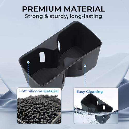 Cup Holder Insert for Hyundai Santa Fe 2026 2025 2024 (Cup Holder for 2024-2026 Santa Fe)