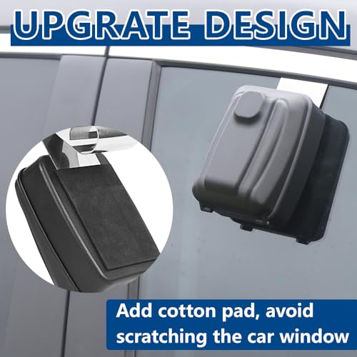 Car Window Punch Button Lock Box (Dark Black Car Lock Box with Keypad)