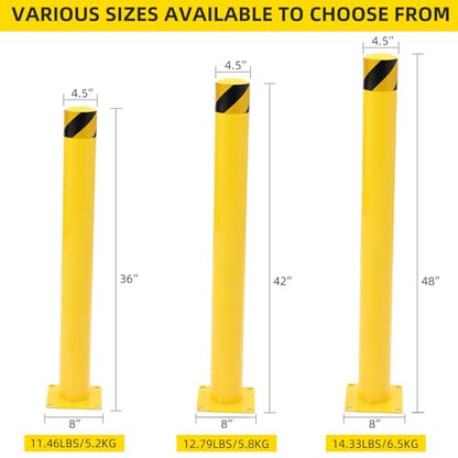 Safety Bollard 4 Packs (48inch)