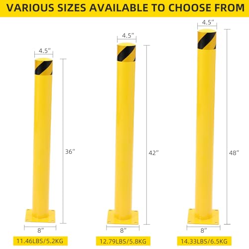 Safety Bollard 4 Packs (42inch)