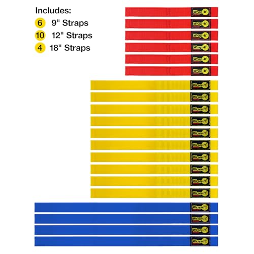 Quick Straps by Wrap (Assorted Colors / Assorted 20-Pack)