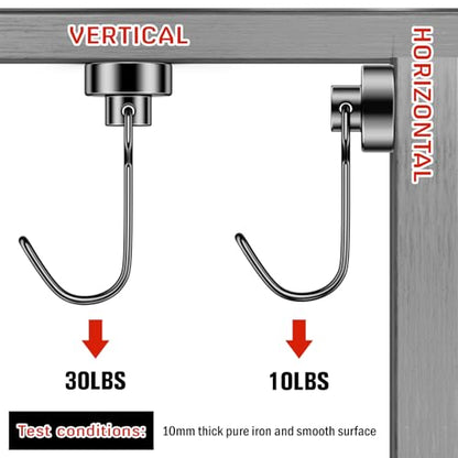 Magnetic Hooks (Black / 0.63in)
