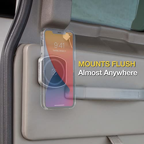 MP2FM XCES0 MagicMount Pro2 Universal Flush Magnetic Cell Phone Car Mount Kit Compatible with MagSafe (1 Pack)