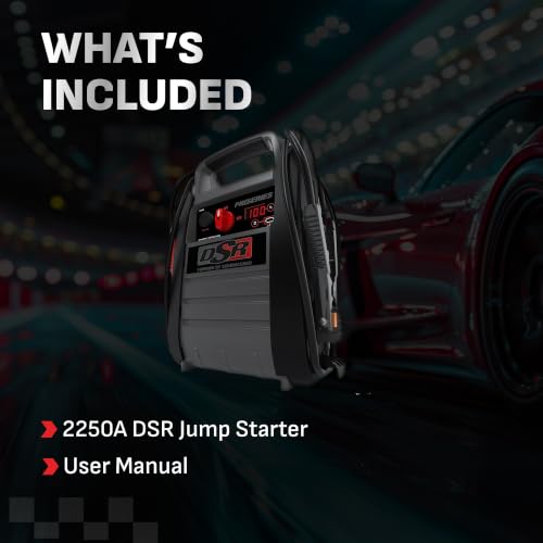Car Battery Jump Starter & Power Station (12V 2200 Peak Amp)