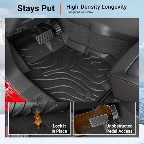 4 Door Floor Mats Set Compatible with 2021