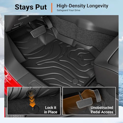 4 Door Floor Mats Set Compatible with 2021