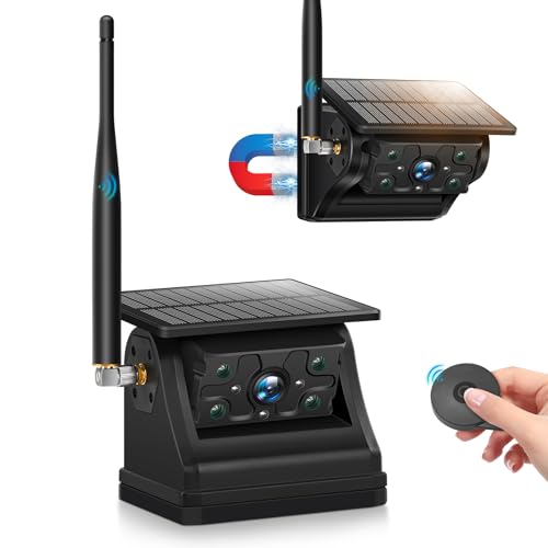 Portable 1080P Solar Magnetic Wireless Backup Camera with IR Night Vision (Single Camera)