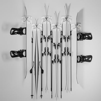The OG Ski & Snowboard Wall Mount (White / Six Pack)