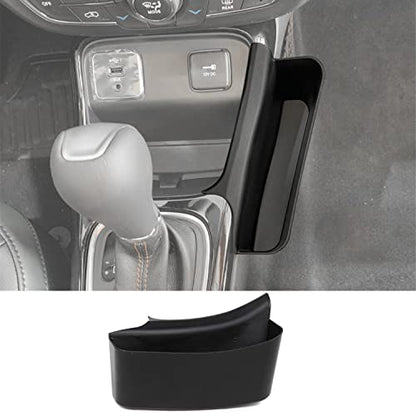 Center Console Organizer Gear Shift Storage Tray Compatible with Jeep Compass Trailhawk North Sport Limited Latitude 2017 2018 2019 2020 with Auto Transmission (Gear Shift Storage Box Fits FOR Compass)
